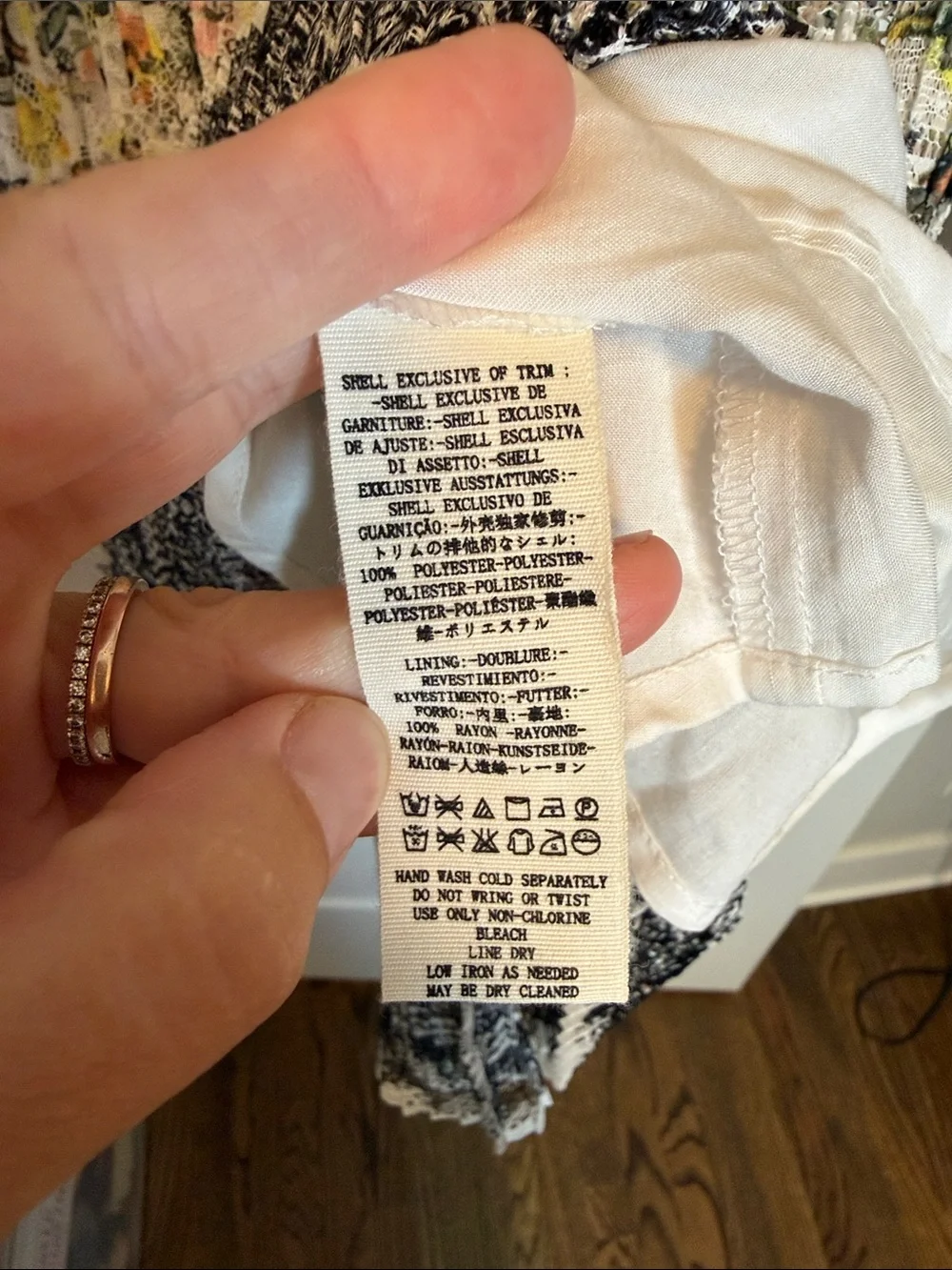 Free People Cherry Blossom Mini Dress in Ivory Multi -‎ size 6